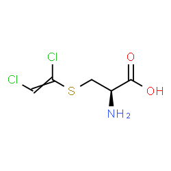 ChemSpider 2D Image | S-(1,2-dichlorovinyl)-L-cysteine | C5H7Cl2NO2S