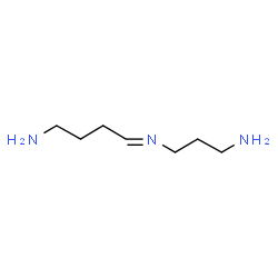 ChemSpider 2D Image | (4E)-4-[(3-Aminopropyl)imino]-1-butanamine | C7H17N3