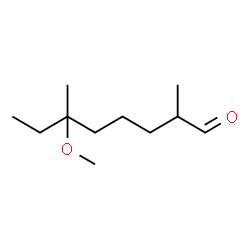 ChemSpider 2D Image | 6-Methoxy-2,6-dimethyloctanal | C11H22O2