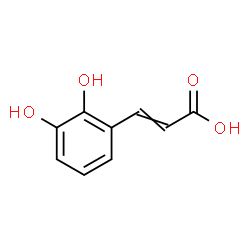 ChemSpider 2D Image | 2,3-Dihydroxycinnamic acid | C9H8O4