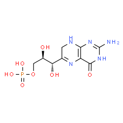 ChemSpider 2D Image | 7,8-dihydroneopterin 3'-phosphate | C9H14N5O7P