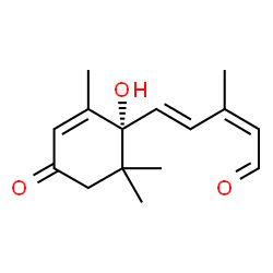 ChemSpider 2D Image | (-)-abscisic aldehyde | C15H20O3
