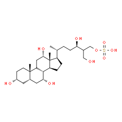 ChemSpider 2D Image | 5beta-Scymnol sulfate | C27H48O9S
