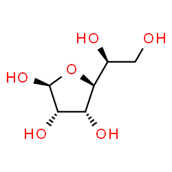 ChemSpider 2D Image | beta-L-Allofuranose | C6H12O6