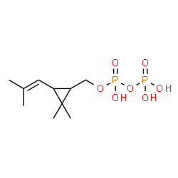 ChemSpider 2D Image | chrysanthemyl diphosphate | C10H20O7P2
