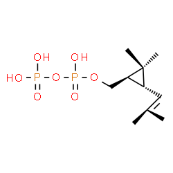 ChemSpider 2D Image | (R,R)-chrysanthemyl diphosphate | C10H20O7P2