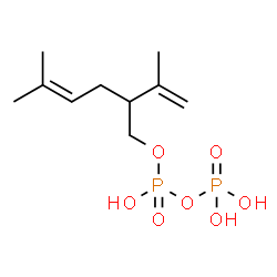 ChemSpider 2D Image | lavandulyl diphosphate | C10H20O7P2