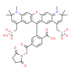 ChemSpider 2D Image | Alexa Fluor 594 para-isomer | C39H37N3O13S2