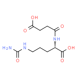 ChemSpider 2D Image | N(2)-succinyl-L-citrulline | C10H17N3O6