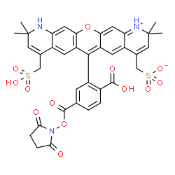 ChemSpider 2D Image | Alexa Fluor 568 para-isomer | C37H33N3O13S2