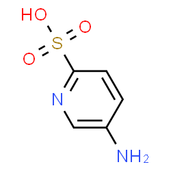 ChemSpider 2D Image | 5-Amino-2-pyridinesulfonic acid | C5H6N2O3S