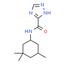 ChemSpider 2D Image | N-(3,3,5-Trimethylcyclohexyl)-1H-1,2,4-triazole-5-carboxamide | C12H20N4O