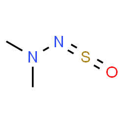 ChemSpider 2D Image | 1,1-Dimethyl-2-sulfinylhydrazine | C2H6N2OS