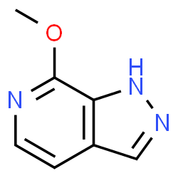 ChemSpider 2D Image | 7-Methoxy-1H-pyrazolo[3,4-c]pyridine | C7H7N3O