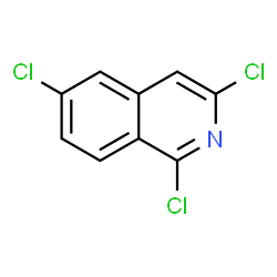 ChemSpider 2D Image | 1,3,6-Trichloroisoquinoline | C9H4Cl3N
