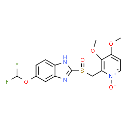 ChemSpider 2D Image | Pantoprazole N-oxide | C16H15F2N3O5S