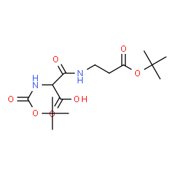 ChemSpider 2D Image | 2-Methyl-2-propanyl N-{[(2-methyl-2-propanyl)oxy]carbonyl}-3-oxidanylideneseryl-beta-alaninate | C15H26N2O7