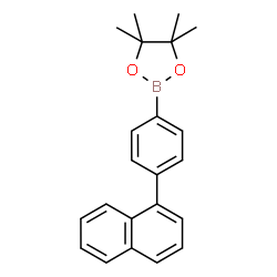 ChemSpider 2D Image | 4,4,5,5-Tetramethyl-2-[4-(1-naphthyl)phenyl]-1,3,2-dioxaborolane | C22H23BO2