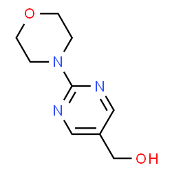 ChemSpider 2D Image | (2-Morpholinopyrimidin-5-yl)methanol | C9H13N3O2