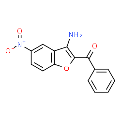 ChemSpider 2D Image | (3-amino-5-nitro-2-benzofuranyl)-phenylmethanone | C15H10N2O4