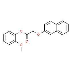 ChemSpider 2D Image | 2-Methoxyphenyl (2-naphthyloxy)acetate | C19H16O4