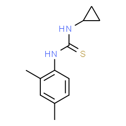 ChemSpider 2D Image | 1-Cyclopropyl-3-(2,4-dimethylphenyl)thiourea | C12H16N2S