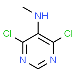 ChemSpider 2D Image | 4,6-Dichloro-N-methyl-5-pyrimidinamine | C5H5Cl2N3