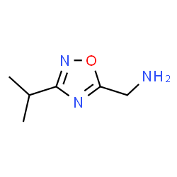 ChemSpider 2D Image | (3-Isopropyl-1,2,4-oxadiazol-5-yl)methanamine | C6H11N3O