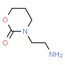 ChemSpider 2D Image | 3-(2-Aminoethyl)-1,3-oxazinan-2-one | C6H12N2O2