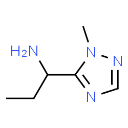 ChemSpider 2D Image | 1-(1-Methyl-1H-1,2,4-triazol-5-yl)-1-propanamine | C6H12N4
