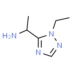 ChemSpider 2D Image | 1-(2-ethyl-1,2,4-triazol-3-yl)ethanamine | C6H12N4