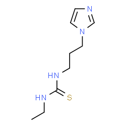 ChemSpider 2D Image | 1-Ethyl-3-[3-(1H-imidazol-1-yl)propyl]thiourea | C9H16N4S