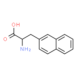 ChemSpider 2D Image | 3-(2-Naphthyl)-DL-alanine | C13H13NO2