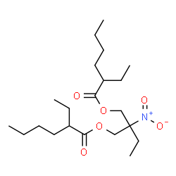 ChemSpider 2D Image | 2-{[(2-Ethylhexanoyl)oxy]methyl}-2-nitrobutyl 2-ethylhexanoate | C21H39NO6