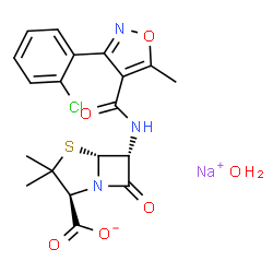 ChemSpider 2D Image | XH8920000 | C19H19ClN3NaO6S