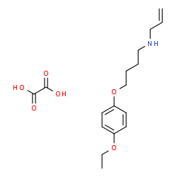 ChemSpider 2D Image | N-Allyl-4-(4-ethoxyphenoxy)-1-butanamine ethanedioate (1:1) | C17H25NO6