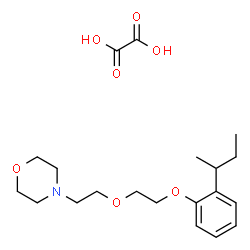 ChemSpider 2D Image | 4-{2-[2-(2-sec-Butylphenoxy)ethoxy]ethyl}morpholine ethanedioate (1:1) | C20H31NO7