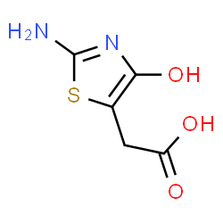 ChemSpider 2D Image | 4-Hydroxy-2-Imino-4-Thiazoline-5-Acetic Acid | C5H6N2O3S