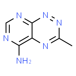 ChemSpider 2D Image | 3-Methylpyrimido[5,4-e][1,2,4]triazin-5-amine | C6H6N6