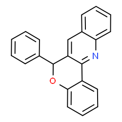 ChemSpider 2D Image | 6-Phenyl-6H-chromeno[4,3-b]quinoline | C22H15NO