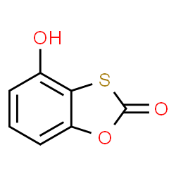 ChemSpider 2D Image | 4-Hydroxy-1,3-benzoxathiol-2-one | C7H4O3S