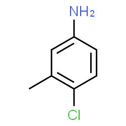 ChemSpider 2D Image | 4-Chloro-m-toluidine | C7H8ClN