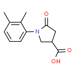 ChemSpider 2D Image | 1-(2,3-Dimethylphenyl)-5-oxo-3-pyrrolidinecarboxylic acid | C13H15NO3