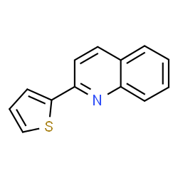 ChemSpider 2D Image | 2-(2-thienyl)quinoline | C13H9NS