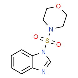 ChemSpider 2D Image | 1-(4-Morpholinylsulfonyl)-1H-benzimidazole | C11H13N3O3S