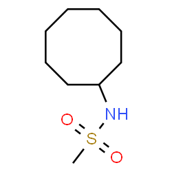 ChemSpider 2D Image | N-Cyclooctylmethanesulfonamide | C9H19NO2S