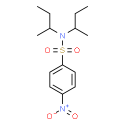ChemSpider 2D Image | N,N-Di-sec-butyl-4-nitrobenzenesulfonamide | C14H22N2O4S
