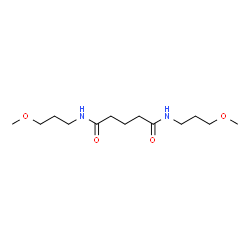 ChemSpider 2D Image | N,N'-Bis(3-methoxypropyl)pentanediamide | C13H26N2O4
