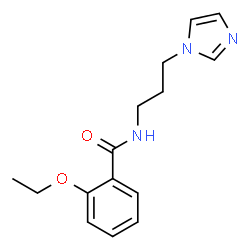 ChemSpider 2D Image | 2-Ethoxy-N-[3-(1H-imidazol-1-yl)propyl]benzamide | C15H19N3O2