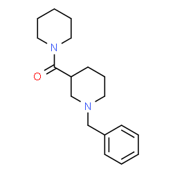 ChemSpider 2D Image | (1-Benzyl-3-piperidinyl)(1-piperidinyl)methanone | C18H26N2O